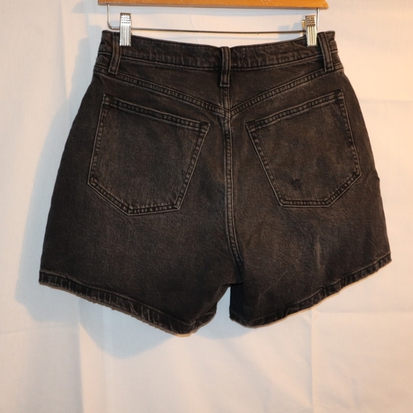 Abercrombie & Fitch High Rise Dad Short Black Size 28  NEW!! - Picture 5 of 8